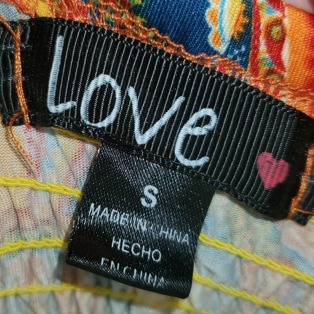 Like New Love Brand Women's Surplice Medallion Maxi Sundress Size Small - Picture 9 of 11